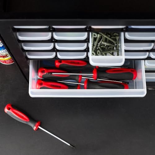 IRIS USA 36-Drawer Storage Cabinet, Garage Tool Screws, Made in USA, Black - Image 6