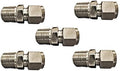 Misting Fittings (Stainless Steel Male Connector-Pack of 5) by Mistcooling