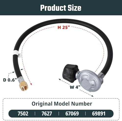 25IN Hose and Regulator Kit for Weber Spirit/Genesis/Summit Grills - Image 4
