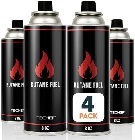 TECHEF - AGNI Portable Butane Gas Stove Burner, Made in Korea (Stove + 4 Butane) - Image 3