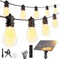 Minetom 163FT Solar String Lights Outdoor Waterproof,S14 Patio Lights by Minetom