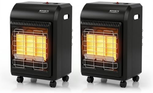 ROVSUN 18000 BTU Portable Propane Heater for Indoor & Outdoor Use with ODS by ROVSUN