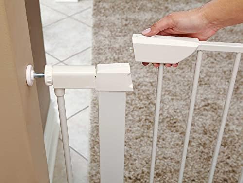 Midwest Homes 39-Inch Walk-Thru Steel Dog Gate, Expands to 38" - Image 5