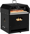 COSTWAY Outdoor Pizza Oven, 4-in-1 Detachable Pizza Oven with Pizza Stone by COSTWAY