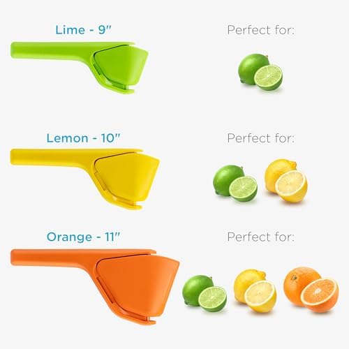 Dreamfarm Fluicer Fold-Flat Citrus Juicer - Lemon Easy, manual fresh lemon juice squeezer with pip catcher, suits lemons and limes, compact storage, 10" - Image 2
