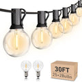 HISTAR Led String Lights Outdoor 30ft Patio Lights 27 Edison Bulbs by HistarDirect