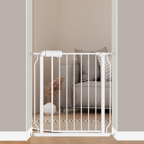 Fairy Baby 29-34 Inch Extra Wide Baby Gates for Doorways Stairs Hallway - Image 2
