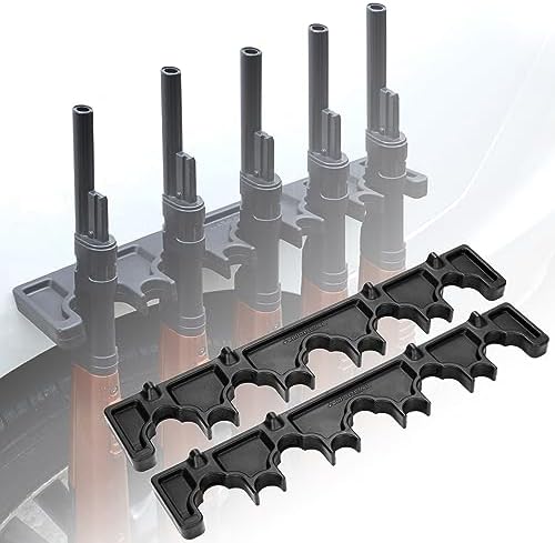 Adoreal Magnetic Rifle Rack, Durable Rubber Gun Rack for Gun Storage, Magnetic Gun Holder in Gun Cabinet, Shotgun Rifle Barrel Rest Gun Safe Organizer Indoor Gun Racks by Adoreal