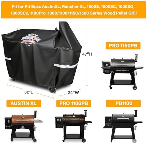 GRISUN Grill Cover for Pit Boss Austin XL, 1150, 1000 Series, 1000D3 - Image 2