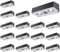 JOFIOS Solar Fence Lights 16 Pack, 50 Lumens Outdoor Solar Lights with 12 Modes RGB Color Glow LED，Waterproof, Solar Lights for Patio, Backyard, Deck, Fence, Railing by JOFIOS