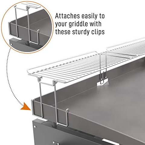 Yukon Glory 28 in Griddle Warming Rack, Clip-On, Fits Blackstone - Image 4