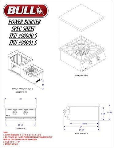Bull 96001 Power NG Side-Burners - Image 3
