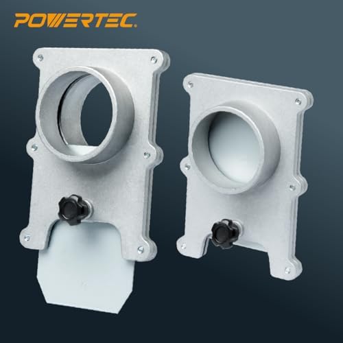 POWERTEC 70134-P3 2-1/2-Inch Aluminum Blast Gate for Dust Collector, Dust Collection Fittings - 3 PK - Image 5
