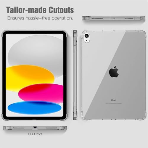 Clear Silver Case for iPad (A16) 11th/10th Gen 11/10.9 inch 2025/22 - Image 7