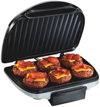 Hamilton Beach Electric Indoor Grill With Large 90 sq. in. Cooking Surface by HamiltonBeach