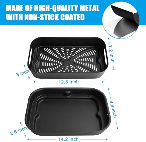 Combo Crisper Basket/Cooking Pot for Ninja Foodi XL FG551 Grill Accessories - Image 2