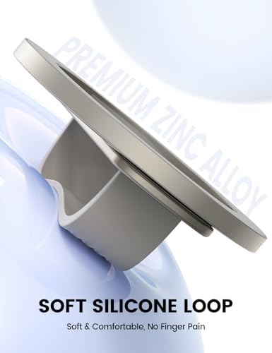 Lamicall Magnetic Phone Grip Holder for MagSafe - Soft Silicone Finger Loop - Image 2