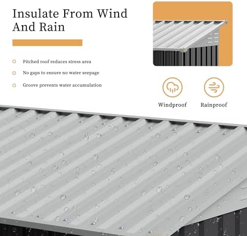 Vongrasig 5x3 FT Outdoor Storage Shed with Window & Lockable Door - Image 5