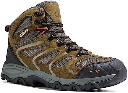 NORTIV 8 Men's Ankle High Waterproof Hiking Boots - Image 5