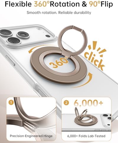 SYNCWIRE for MagSafe Phone Grip, Magnetic Phone Ring Holder Stand Kickstand - Image 3
