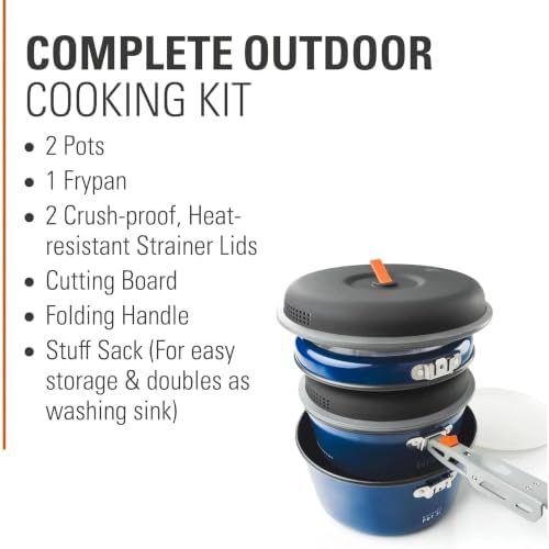 GSI Outdoors Bugaboo Ceramic Base Camper Cookset, Ceramic, Small to Large - Image 4
