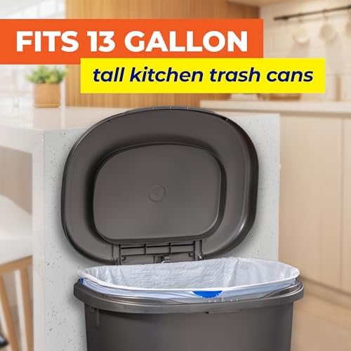Hefty Essentials 13 Gallon Kitchen Trash Bags, White, Unscented, 120ct - Image 2