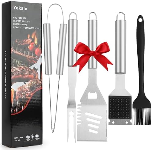 Grill Set, Grill Tools for Outdoor Grill Utensils Set BBQ Accessories by Yekale