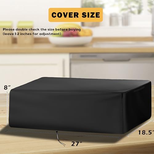Grill Cover for GasOne 26 in Flat Top Gas Grill with 3 Burners, Heavy-Duty 600D Tabletop BBQ Cover for Gas One Portable Tabletop Griddle - Image 7