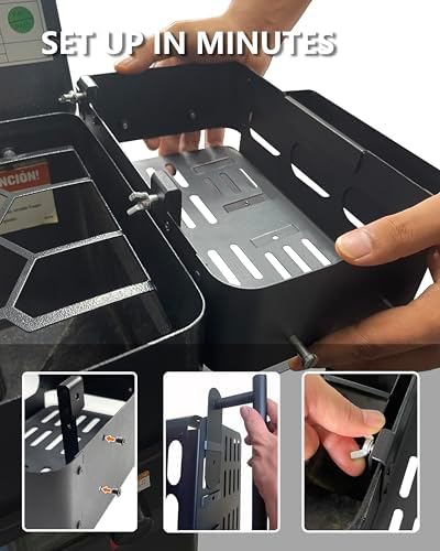 Pellet Grill Caddy Storage Bin with Paper Towel Holder for Traeger Pit Boss - Image 5