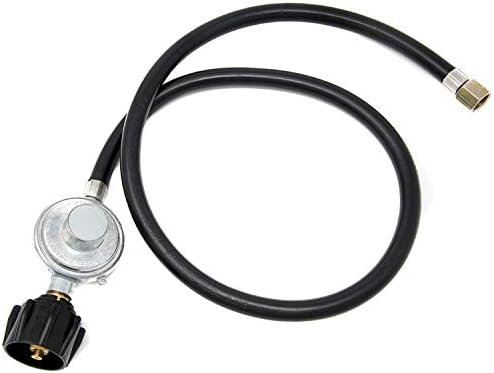 GasOne Propane Regulator 3 Feet Universal QCC1 Grill Replacement with 36 inches hose for Most LP Gas Grill, Heater and Fire Pit Table, 3/8" Female Flare Nut by GasOne