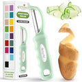 Spring Chef Swivel Vegetable Peeler with Ergonomic Handle, Pistachio by SpringChef