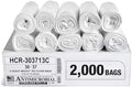 Aluf Plastics 20-30 Gallon 13 Micron (eq) Clear Bags 30" x 37" 2000 Count by AlufPlastics