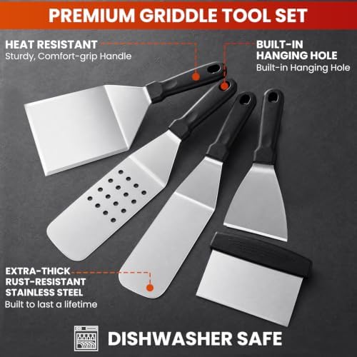 Griddle Accessories Kit for Blackstone and Camp Chef, Flat Top Grill - Image 2