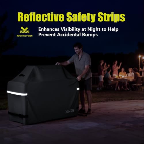 YSPACE 52 Inch Grill Cover Heavy Duty Waterproof for Weber Spirit 300 - Image 6