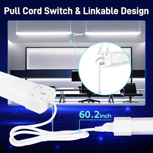 hykolity 4FT 70W LED Shop Light Linkable, 8000LM(300w Equivalent) - Image 4
