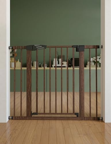 Babelio 26-40 in Pressure Mounted Baby Gate for Stairs, PressGuard Dog Gate by BABELIO