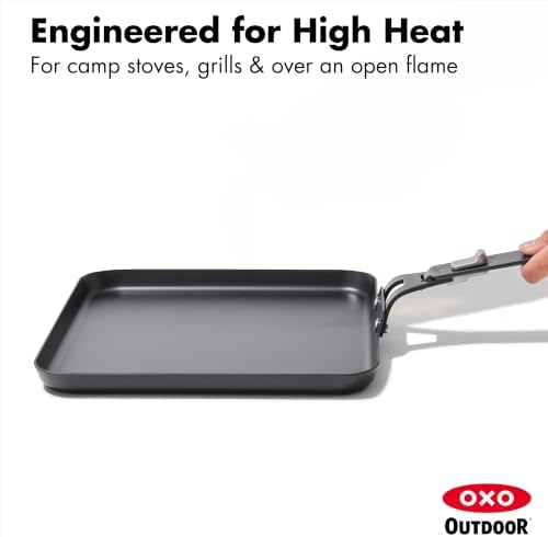 OXO Outdoor 10.5" Carbon Steel Griddle Pan with Removable Handle - Image 5