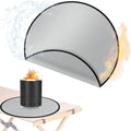 20" Tabletop Fire Pit Mat for Solo Stove Mesa XL, Table Top Protector-Silv by ZCHLPTZUP
