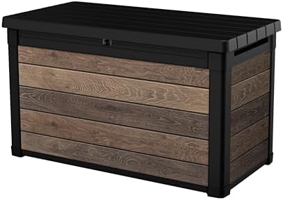 Keter Premium 100 Gal Outdoor Storage Box for Patio and Pool Accessories by Unknown