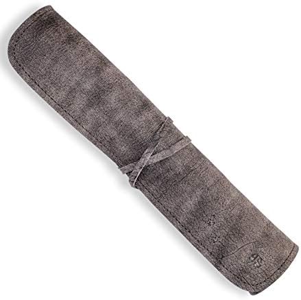 Angus Stoke Knife Bag for Chefs–knife Roll Bag leather 7 slots – Leather Knife Case Noah (antique) by AngusStoke