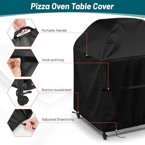 Outdoor Pizza Oven Table Cover for 32 Inch Large Ooni Oven Table - Image 5
