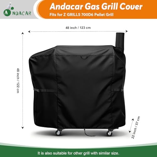 Charcoal Grill Cover 48" for ZPG-7002B Pro/7002E/700D6 Pellet Grill - Image 3