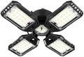 Aoretic LED Garage Lights 1 Pack -120W, 12000LM 6500K Led Shop Light with 4+1 Deformable Panels, Basement Barn Light Garages Ceiling Lights, E26/E27 for Garage, Warehouse, Shop by Aoretic