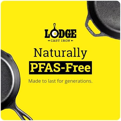 Lodge Pre-Seasoned Cast Iron Baker's Skillet, 10.25 Inches - Image 6