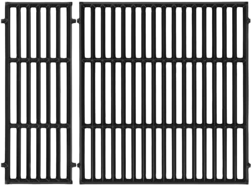 17.5" Grill Grates for Weber Spirit 300/400 & GS4 Spirit II 300 Series, Spirit E/S-310 E/S-320 E/S-330 E425 E435, Genesis Silver/Gold B & C, Spirit 700,Cast Iron Grill Parts for Weber Spirit 7638 7639 by QuliMetal