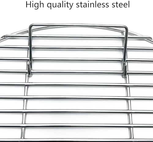 24" Round Cooking Grates for BGE, Big Green Egg XL, Summit E6 S6 Kamado Joe Pro Joe Big Joe Charcoal Grill and Firering Outdoor BBQ, Fire Pit Camping, Picnics Grid - Image 3