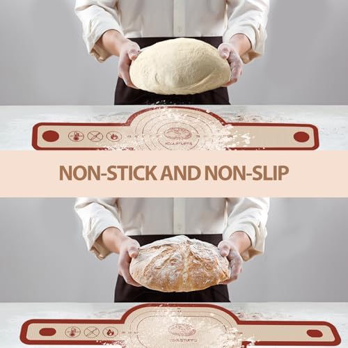2 PCS Silicone Bread Sling with Round and oval, Red - Image 2