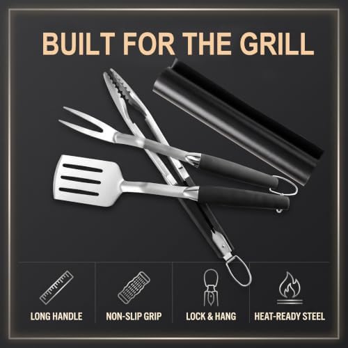 Grill Utensils Set,BBQ Tools Kit Grilling Accessories for Outdoor Barbecue - Image 3