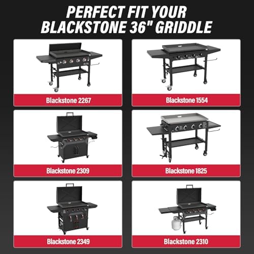 Utheer 36 Inch Warming Rack for Blackstone Griddle Accessories, 2-Pack - Image 2