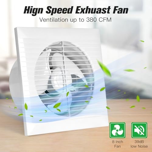 blessny 8" Solar Exhaust Fan for Greenhouse, Chicken Coop, Shed & Pet House - Image 5